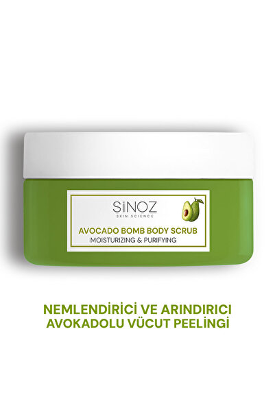 SİNOZ Avokado Bomb Nemlendirici ve Arındırıcı Vücut Peelingi 300 gr
