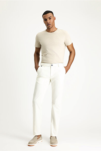 Kiğılı Slim Fit Dar Kesim Likralı Kanvas / Chino Pantolon