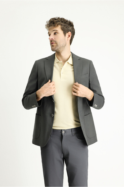 Kiğılı 6 Drop Regular Fit Standard Cut Cotton Sports Jacket