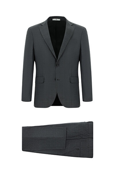 Kiğılı 7 Drop Slim Fit Slim Fit Plaid Suit