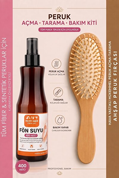 Lulu Bella Fiber & Sentetik Peruklar İçin Kolay Tarama ve Dolaşıklık Açma Set...