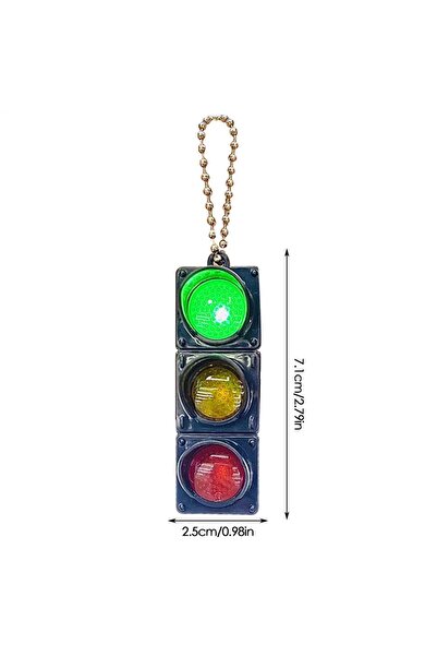 Choice traffic light Creative Simulation Electronic Traffic Light Keychain Pe...