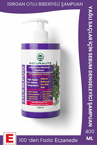 Naturalite Nettle and Rosemary Sebum Regulating Shampoo 400 ml