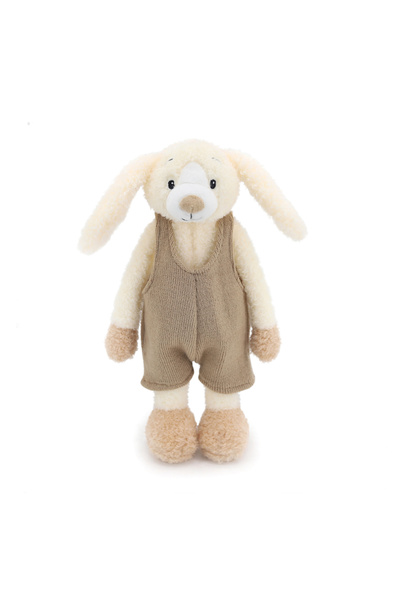 Choice 30cm Rabbit 1pc 30cm Cute White Rabbit Wear Cloth With Khaki Strap Plu...