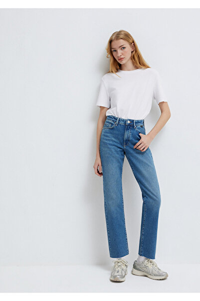 Mavi New York Classic Denim Shaded Indigo Blue Jean Trousers 101441-A3037