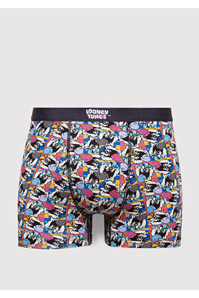 Mavi Tazmanya Canavarı Baskılı Boxer 0911984-34621