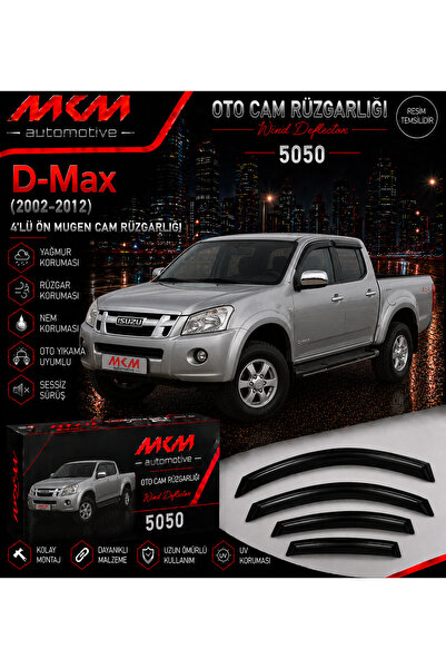 MKM Isuzu D-max 4'lü Mugen Cam Rüzgarlık Seti 2002-2012