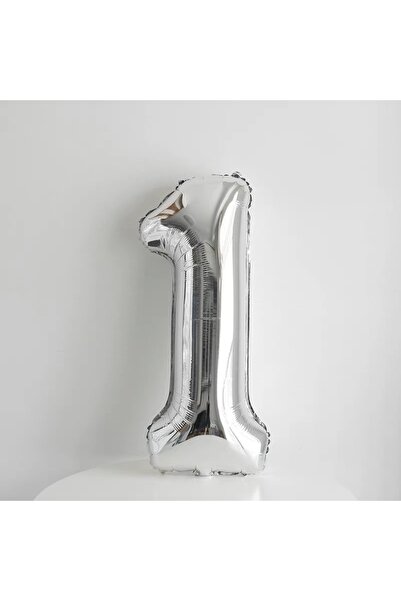 Choice 40inch 1 Large 40inch Silver Digital Aluminum Film Balloons,Big Number...