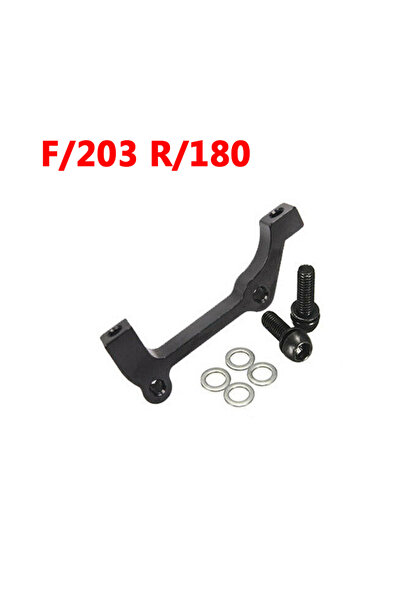 Choice Black F203-R180mm PM/IS Bicycle DIsc Brake Adapter 180mm 203mm Bike Ro...
