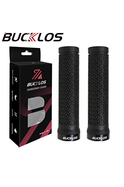 Choice BLACK BUCKLOS Bicycle Handle Soft Mountain Bike Grips Lock on Bicycle ...