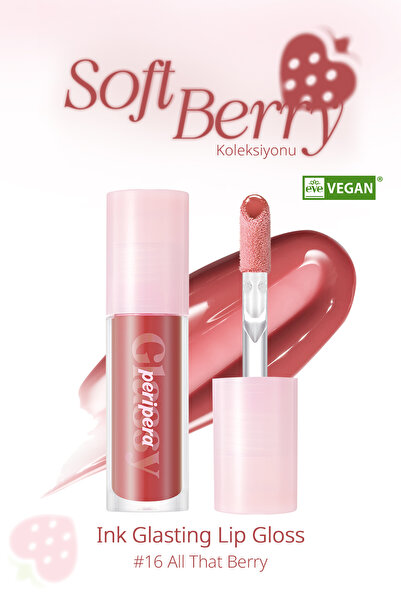 PERIPERA Dudaklara Dolgun ve Işıltılı Görünüm Sunan Gloss Ink Glasting Lip Gl...