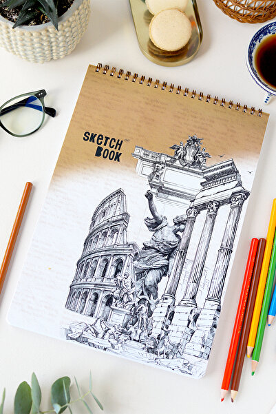 Monotier A4 Eskiz Defteri Sketch Book 52 Yaprak 140 gr Kalın Kağıt - 1.Hamur ...