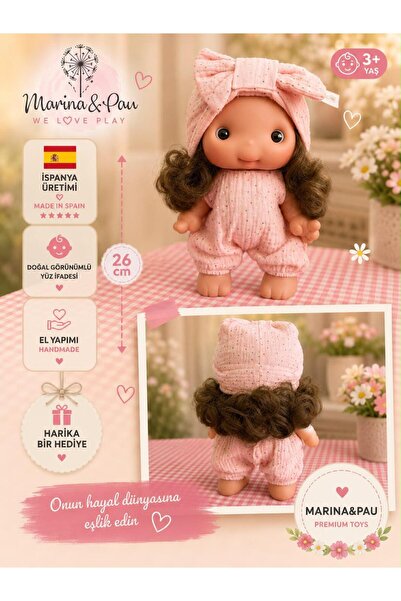 MARINA & PAU 26 cm PAU BASIC FLOWERS Oyuncak Bebek | İspanyol Bebek