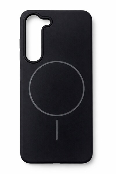 Vissona Samsung Galaxy S23 Kılıf – İçi Kadife – MagSafe Uyumlu – Siyah Renk –...
