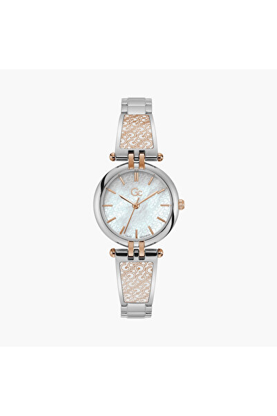 GC Women's 32 MM Silver Analog Stainless Steel Watch | Y73005L1MF