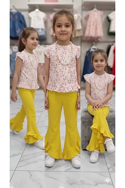 Generic Brand 6-7-8 Years Old Full Lycra Children's Set with Necklace