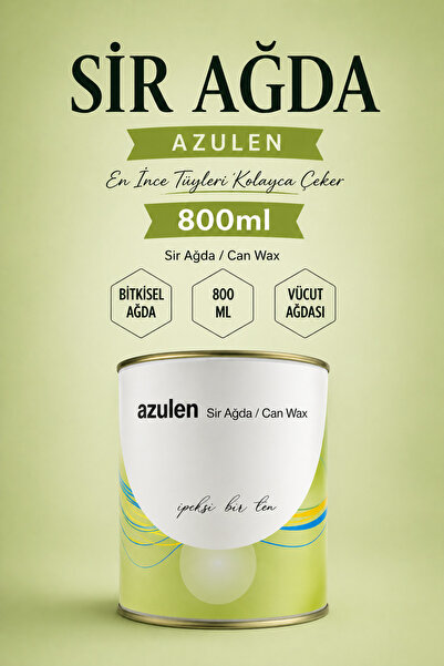 Azulen Sir Ağda 800 ML – En İnce Tüyleri Bile Kolayca Alır