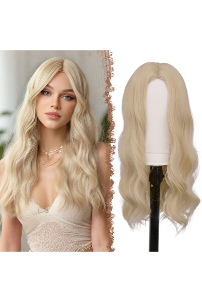 Dotail FESHFEN Γυναικεία Περούκα, Κυματιστή, Με χωρίστρα στη μέση, Μήκους 60 ...