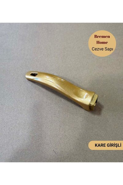 Bremen Home Gold Renk Cezve Sapı (Kare Girişli)
