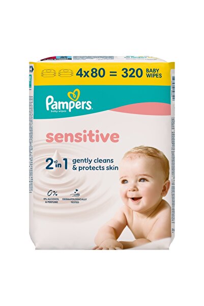Pampers Sensitive, servetele umede, pentru copii, 320 buc