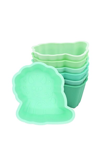 Melii SET 6 FORME DE GATIT SILICON, MELII, MODEL DINOZAUR