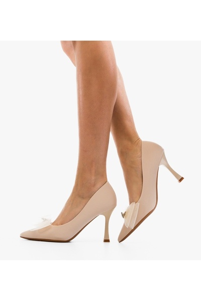 BENOTTİ Women's stiletto shoes Liama ​​Beige