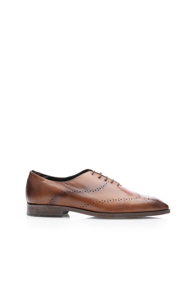 UrbanShoes Pantofi eleganţi bărbaţi din piele naturală, Leofex - 986 Cognac Box