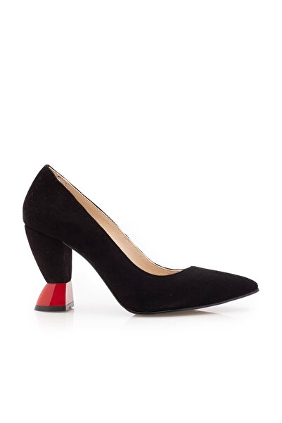 UrbanShoes Pantofi eleganți damă din piele naturală - 21128 Negru Velur
