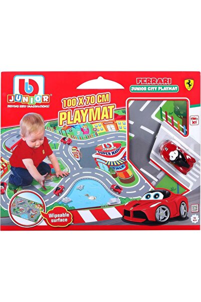 BBURAGO Junior City Play Mat - Ferrari