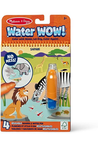 Melissa & Doug واو! الماء! كتاب تلوين السفاري