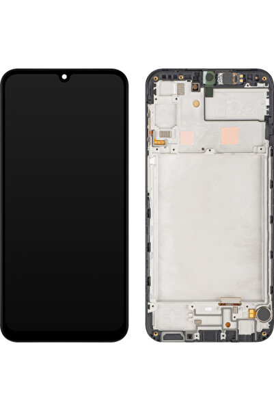 Stef's Cat Οθόνη αφής MP συμβατή με Samsung Galaxy A24 4G A245, με πλαίσιο, Έ...