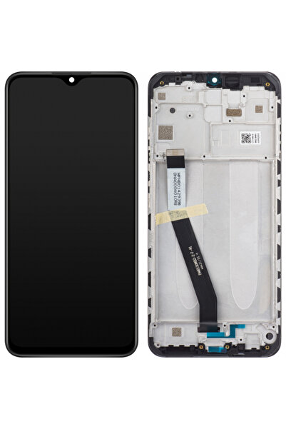 Xiaomi Display cu Touchscreen Redmi 9, cu Rama, Negru, Service Pack 5600050J1900