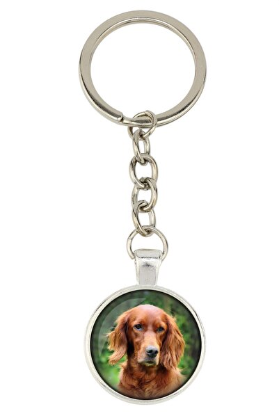 Art - Dog English setter, Lawerack - breloc cu fotografia ta, decorațiune pen...