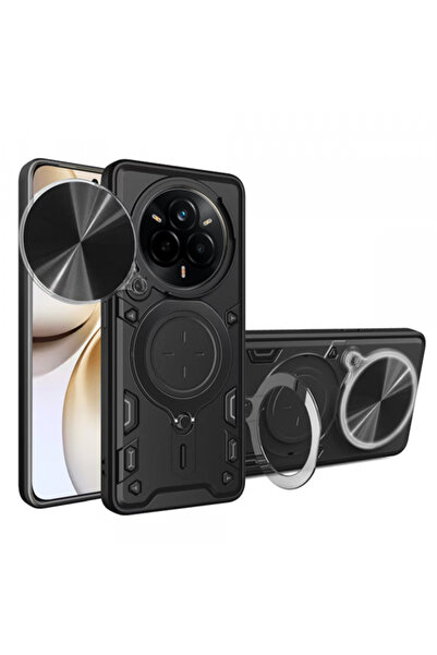 Stef's Cat Husa pentru Realme 14 Pro+, Stef's Cat, CamGuard Pro, Neagra