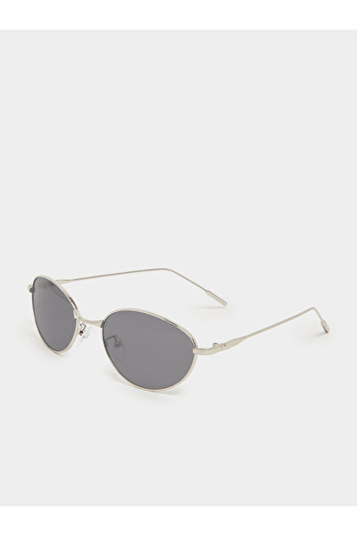 Styli Grey Oval Sunglasses