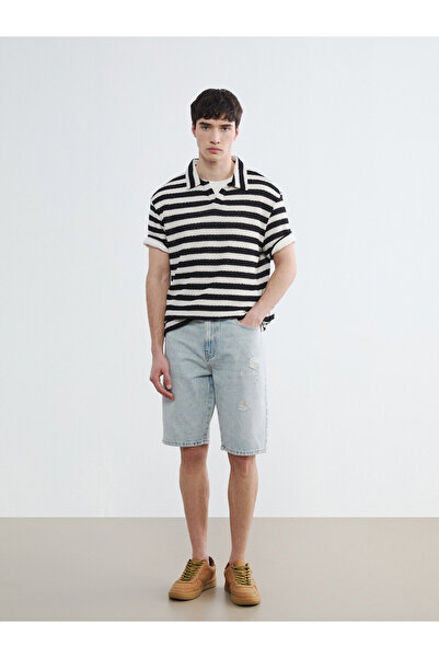 LC Waikiki Standard Fit Men's Jean Shorts