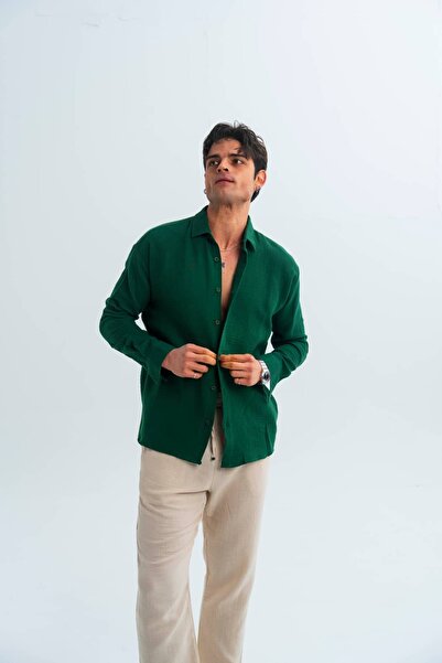 THE OTANTİK Soft Linen Blend - Müslin Gömlek