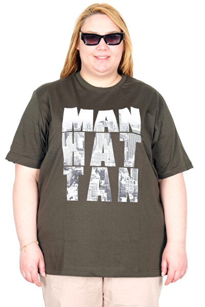 ModeXL Tricou pentru femei Mode XL True Plus Size cu guler Bıs Manhattan U261...