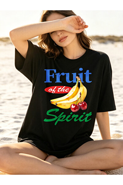 Fleck Womens T Shirts Fruit Of The Spirit Graphic Print Casual Summer Top