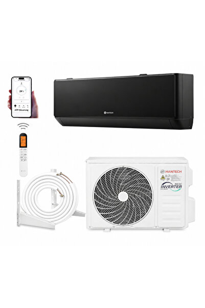 HANTECH H-PRO SİYAH 24000 BTU WİFİ KLİMA MONTAJ DAHİL