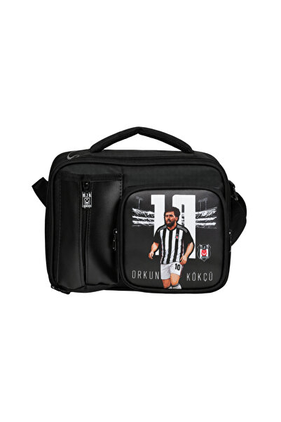 Beşiktaş Lisanslı Orkun Kökçü Tasarımlı Beslenme Çantası - 3 Bölmeli Suni Der...