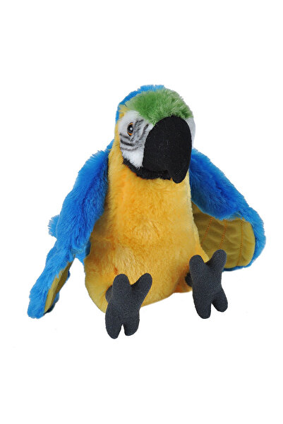 NECO TOYS Wild Republic Mavi Sarı Macaw Papağanı 30 cm 12248