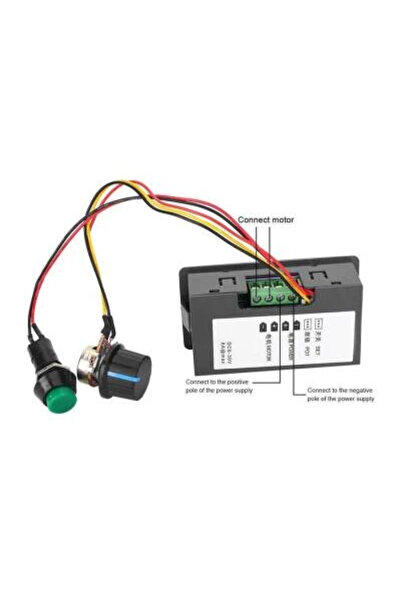 Genel Markalar DC 6-30V 5A Ekranlı PWM Hız Kontrol Devresi