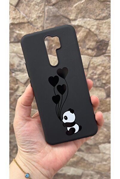Vip Case Redmi Note 8 Pro Uyumlu Kalpli Panda Desenli Silikon Darbe Emici Kla...