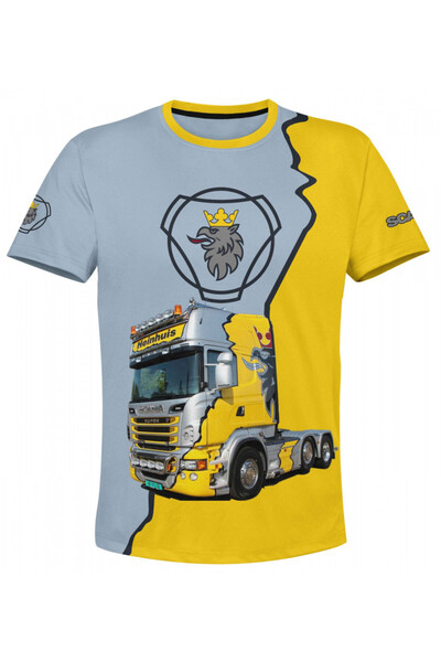 OEM Tricou barbati Scania , maneca scurta multicolor T004