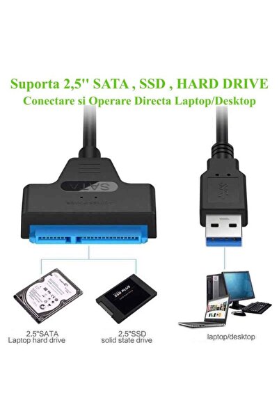 Stef's Cat Convertor Hard Disk USB 3.0 la Sata 4TB,