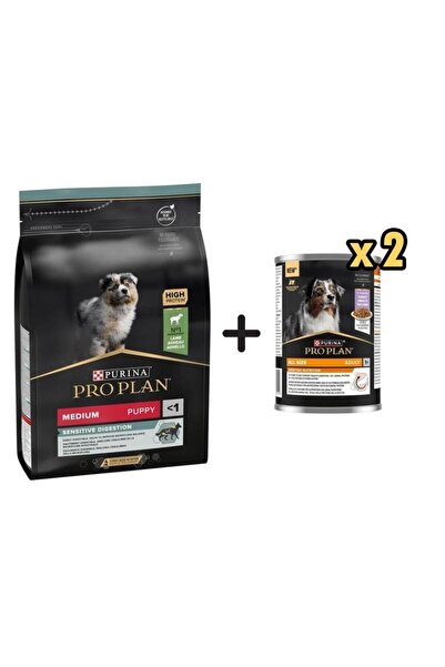 Pro Plan Kuzulu Yavru Köpek Maması 3 Kg + 2 Adet Everyday Nutrition Hindili K...