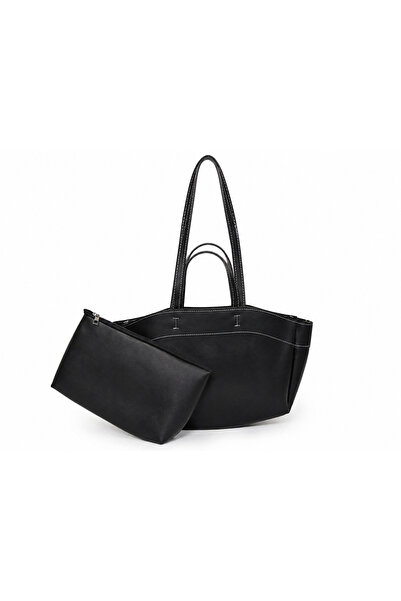BagsBunny Kadın 2'li Tote Bag Omuz Çantası – Set İç Çantalı, Süet Astarlı, Ço...