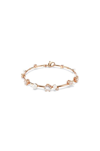 Swarovski Constella İnci Bileklik Beyaz Rodyum Kaplama
