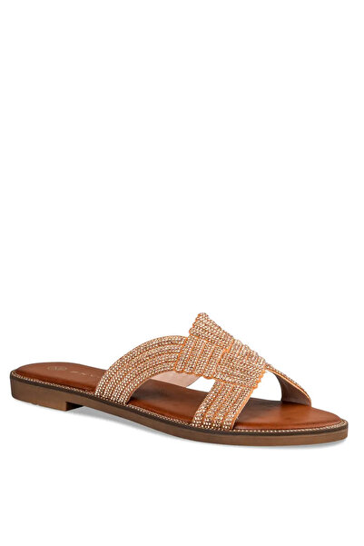 Envie Shoes Γυναικεία Πέδιλα Παντόφλες E96-19076-13 Rose Gold